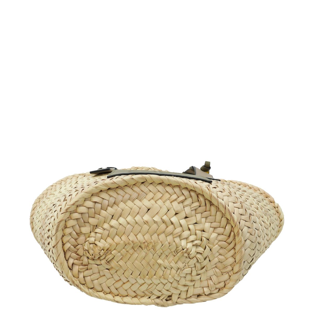 Loewe Bicolor x Paula's Ibiza Braided Handle Basket Bag