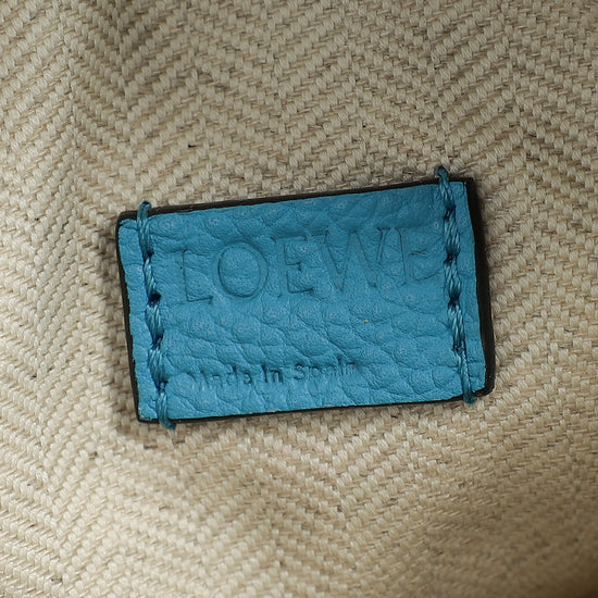 Loewe Cyan Puzzle Edge Mini Bag