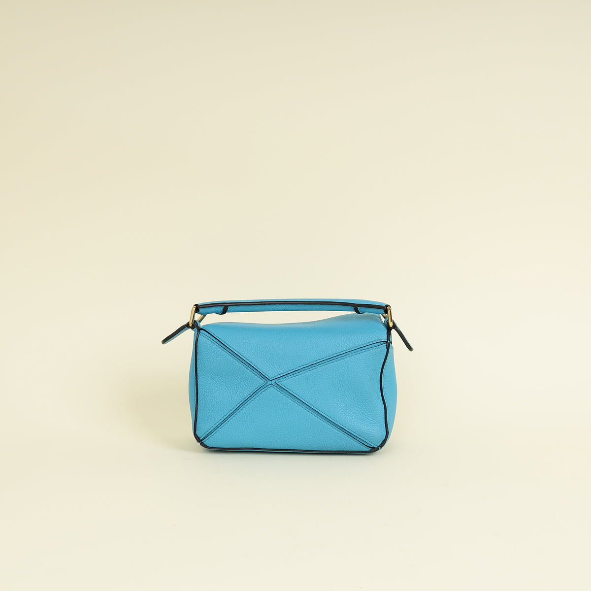 Loewe Cyan Puzzle Edge Mini Bag