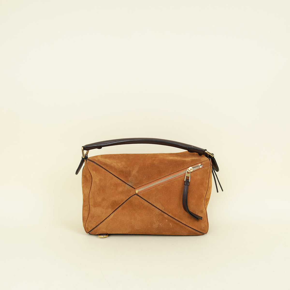 Loewe Cognac Puzzle Edge Medium Bag