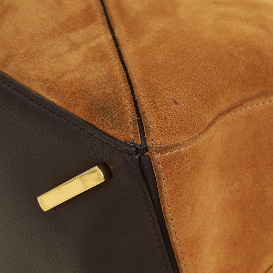 Loewe Cognac Puzzle Edge Medium Bag