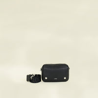 Loewe Black Flap Zip Small Messenger Bag (For Men)