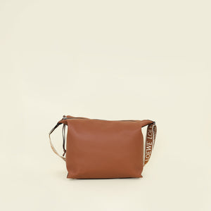 Loewe Tan Cubi Supple Men's Medium Crossbody Bag