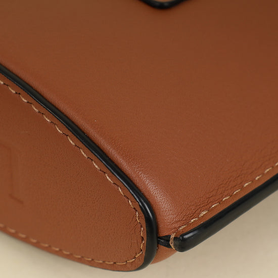 Loewe Brown Dice Pocket Pouch-Loewe-THE CLOSET