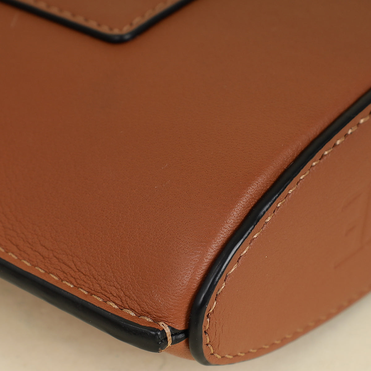 Loewe Brown Dice Pocket Pouch-Loewe-THE CLOSET