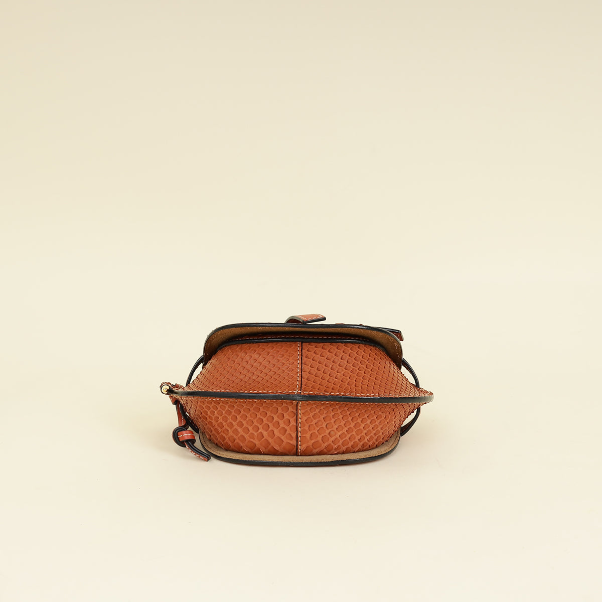 Loewe Brown Python Mini Gate Bag-Loewe-THE CLOSET