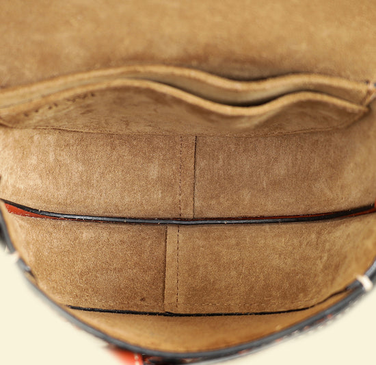 Loewe Brown Python Mini Gate Bag-Loewe-THE CLOSET