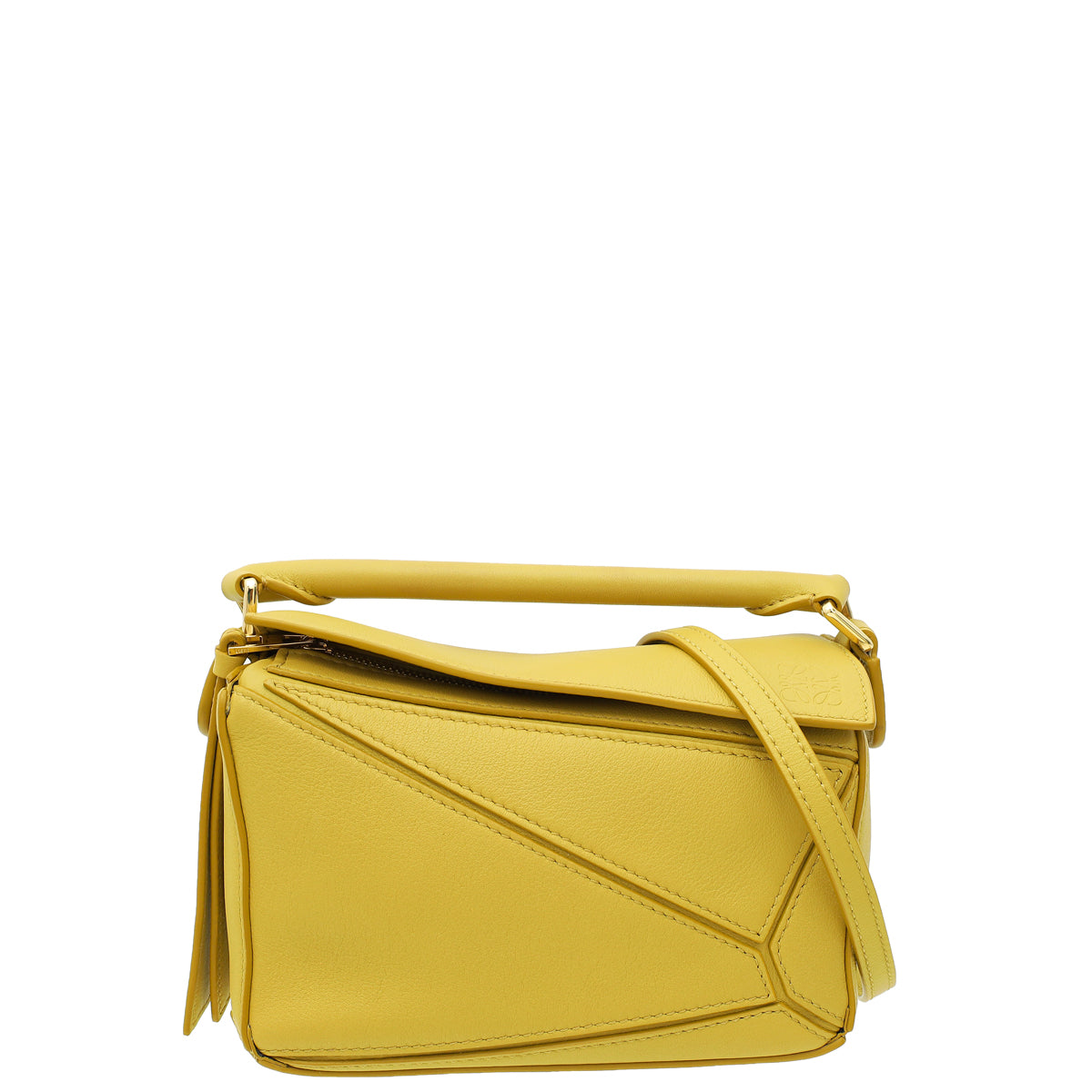Loewe Bright Ochre Mini Puzzle Mini Bag-Loewe-THE CLOSET