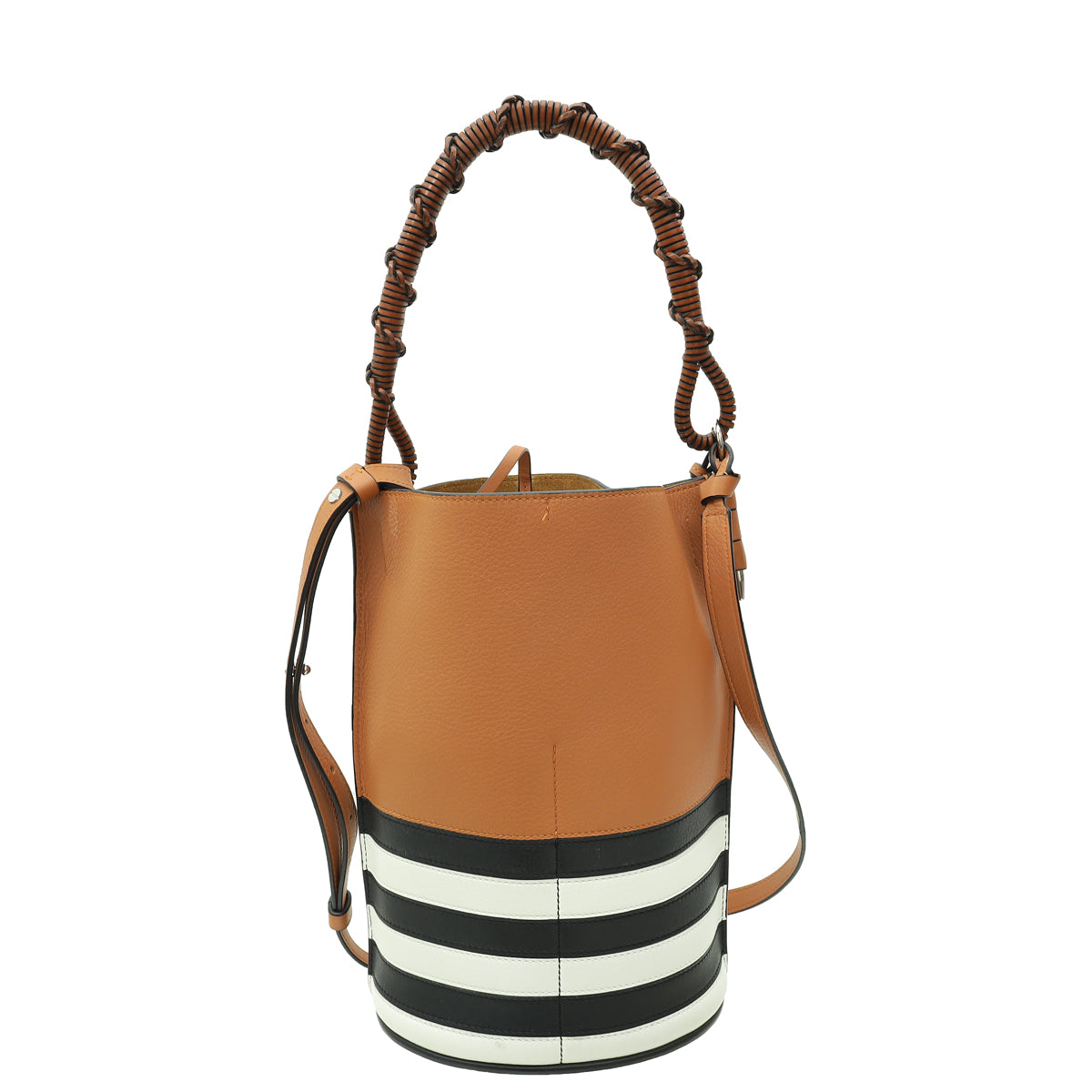 Loewe Tricolor Gate Marine Striped Top Handle Bucket Bag