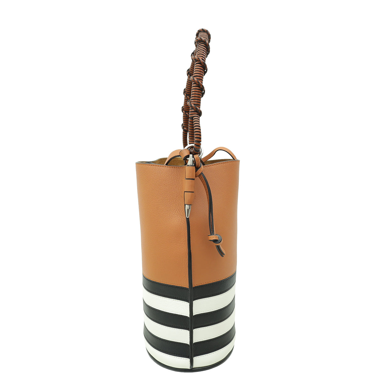 Loewe Tricolor Gate Marine Striped Top Handle Bucket Bag