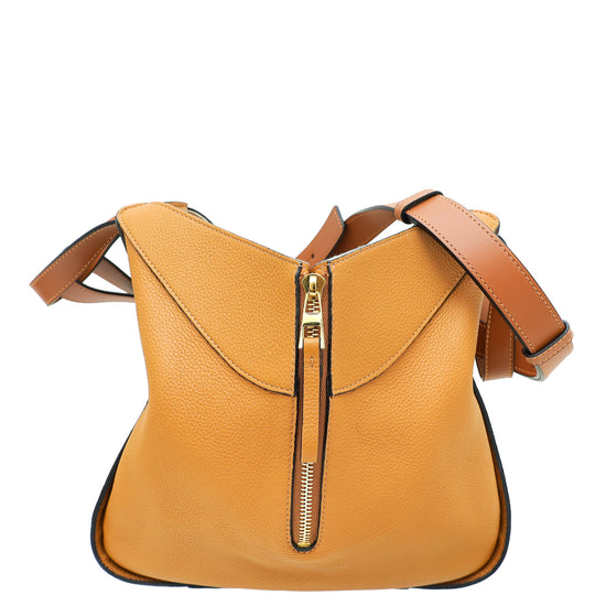 Loewe Light Caramel Small Hammock Soft Shoulder Bag