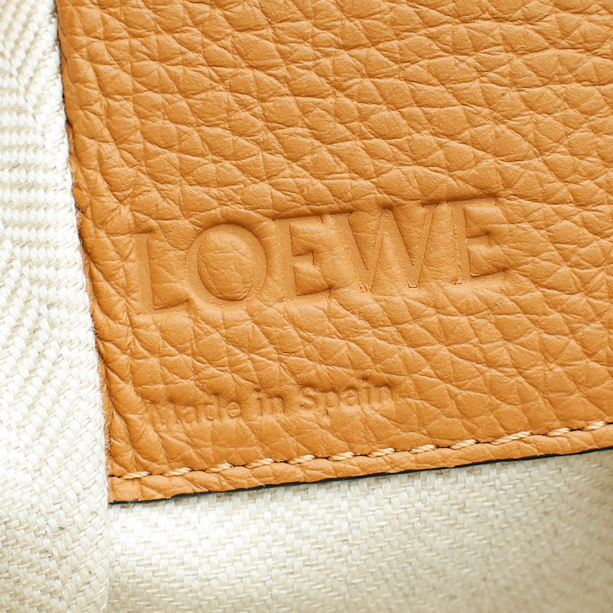 Loewe Light Caramel Small Hammock Soft Shoulder Bag
