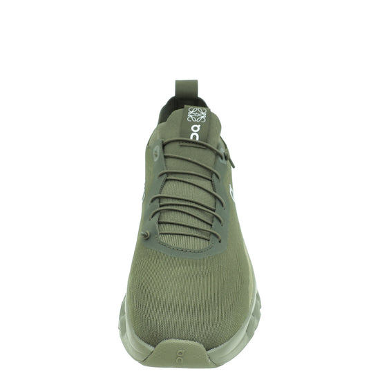 Loewe Khaki Green X  On Running Cloudtilt Sand Sneaker 41