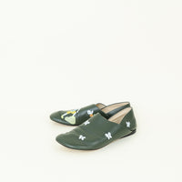 Loewe Green x Suna Fujita Toy Printed Loafers 41