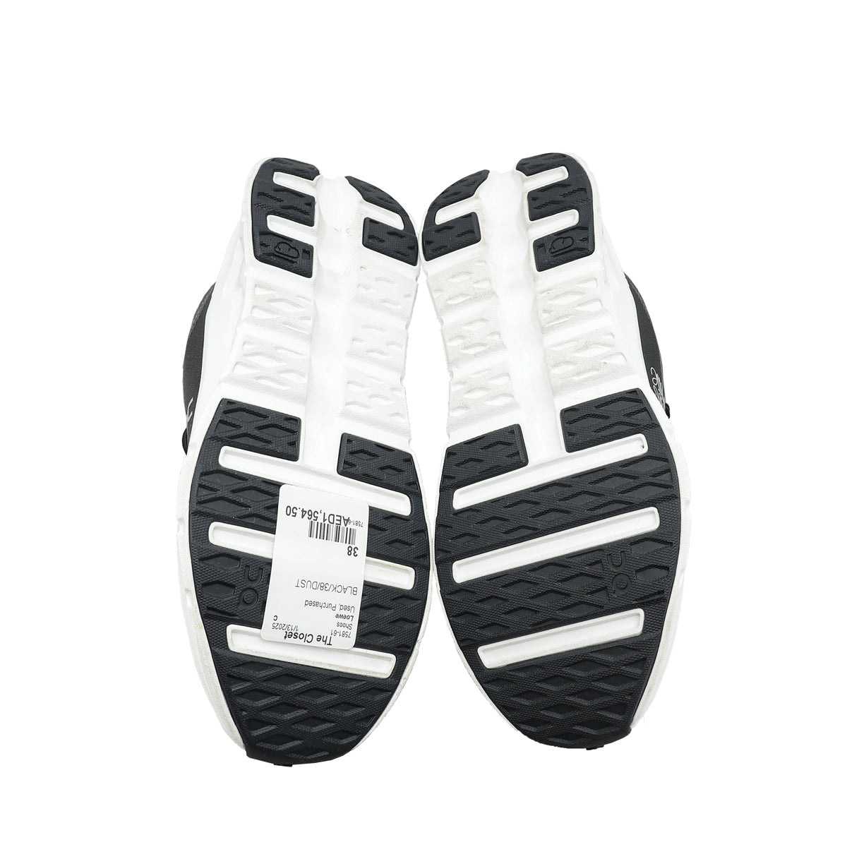 Loewe Black x On Cloudtilt 2.0 Running Sneakers 38