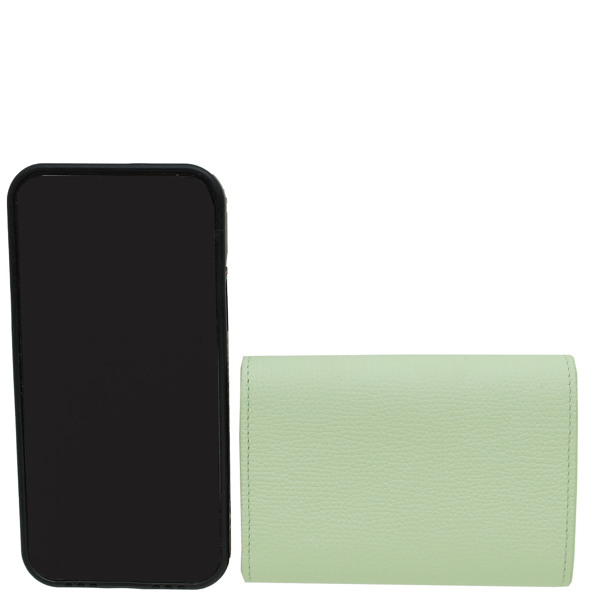 Loewe Aqua Green Anagram Small Vertical Wallet-Loewe-THE CLOSET