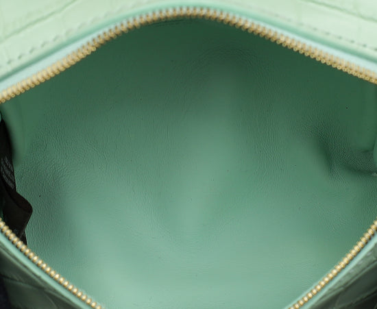 Loro Piana Mint Alligator Extra Pouch L14 Bag