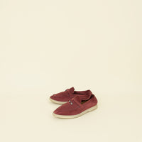Loro Piana Wild Mauve Summer Walk Charm Moccasin Loafer 37.5
