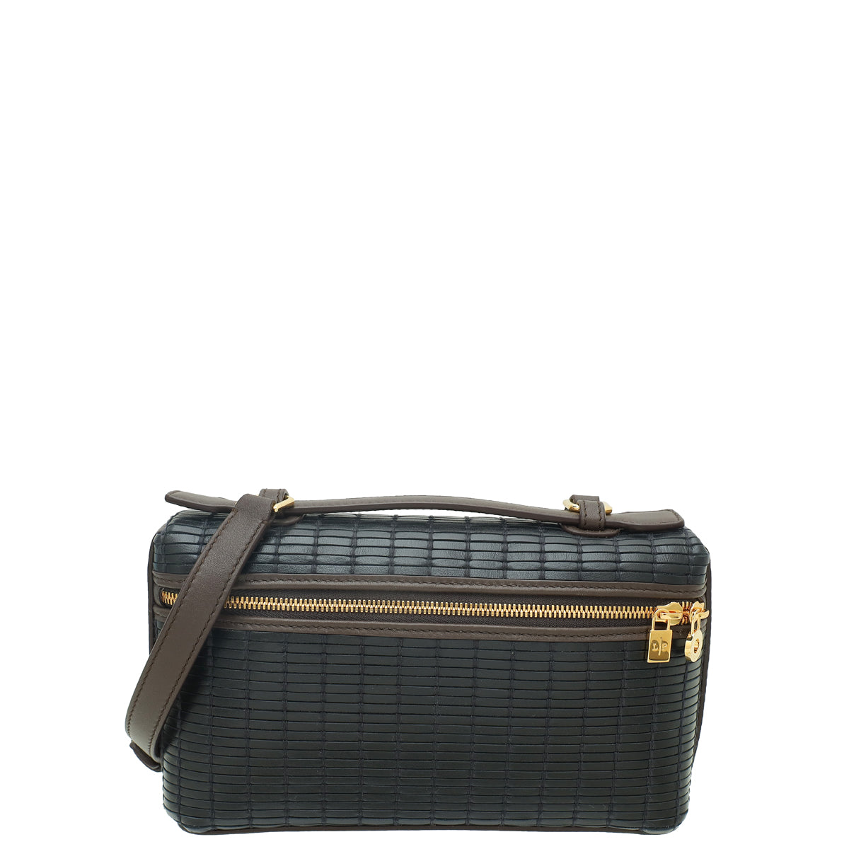 Loro Piana Bicolor Woven Extra Pocket 19 Bag-Loro Piana-THE CLOSET