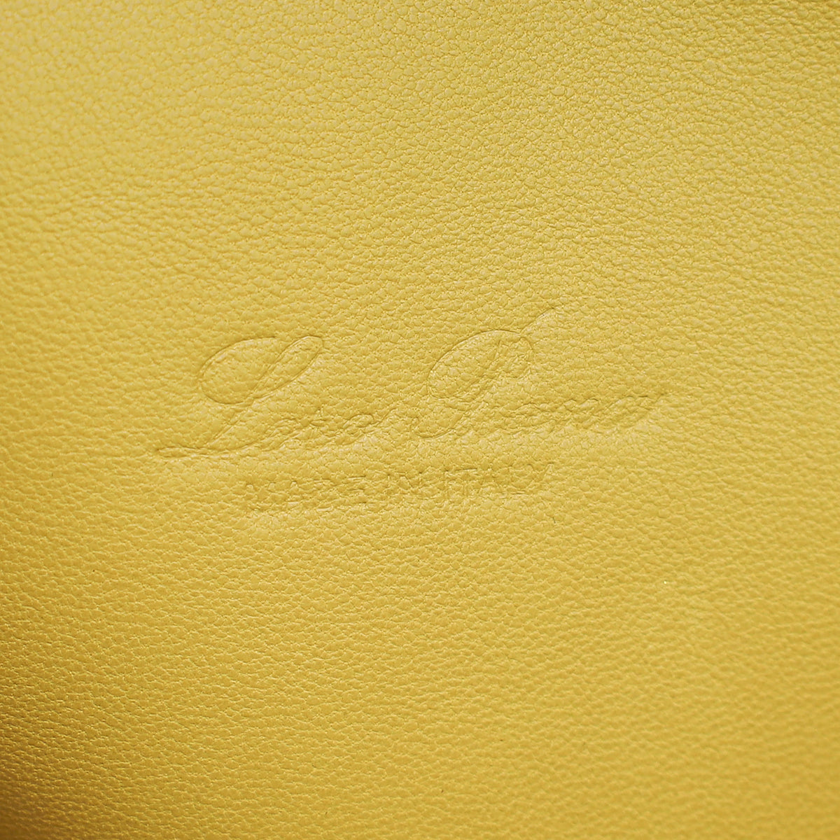 Loro Piana Mustard Yellow Extra Pocket L27 Bag