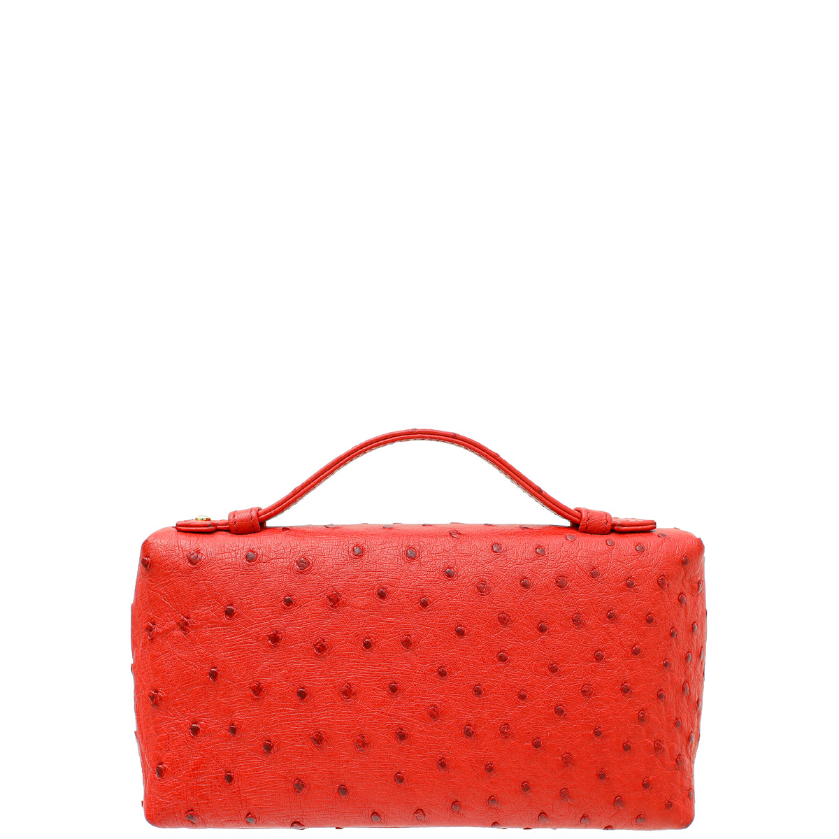 Loro Piana Red Ostrich L19 Pouch-Loro Piana-THE CLOSET