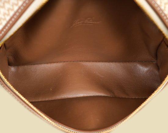 Loro Piana Ecru Brown Cotton Extra Pocket L19 Bag-Loro Piana-THE CLOSET