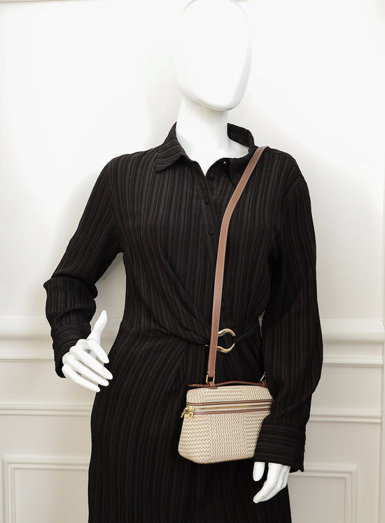 Loro Piana Ecru Brown Cotton Extra Pocket L19 Bag-Loro Piana-THE CLOSET