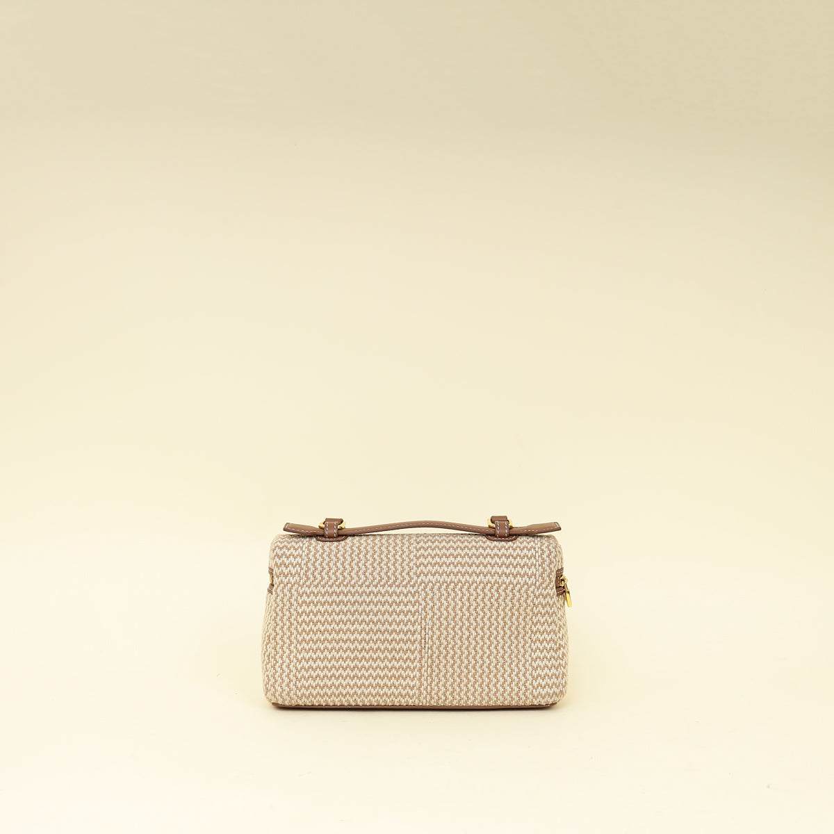 Loro Piana Ecru Brown Cotton Extra Pocket L19 Bag-Loro Piana-THE CLOSET