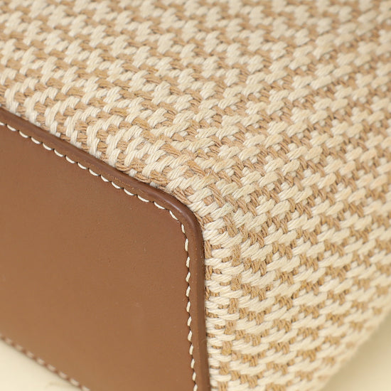 Loro Piana Ecru Brown Cotton Extra Pocket L19 Bag-Loro Piana-THE CLOSET