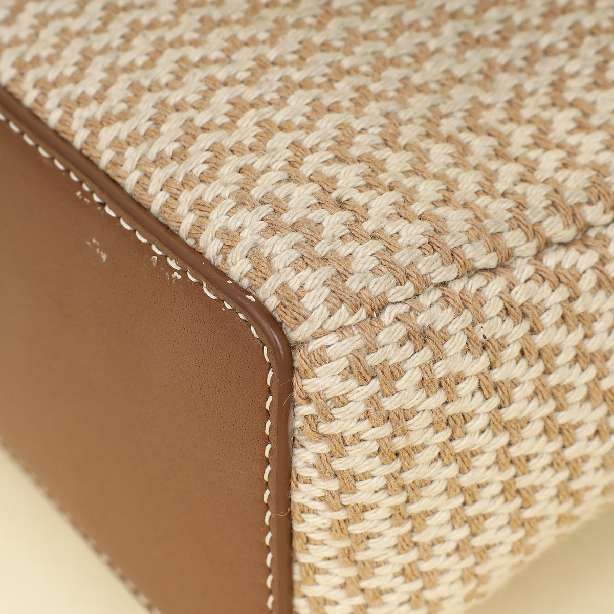 Loro Piana Ecru Brown Cotton Extra Pocket L19 Bag-Loro Piana-THE CLOSET