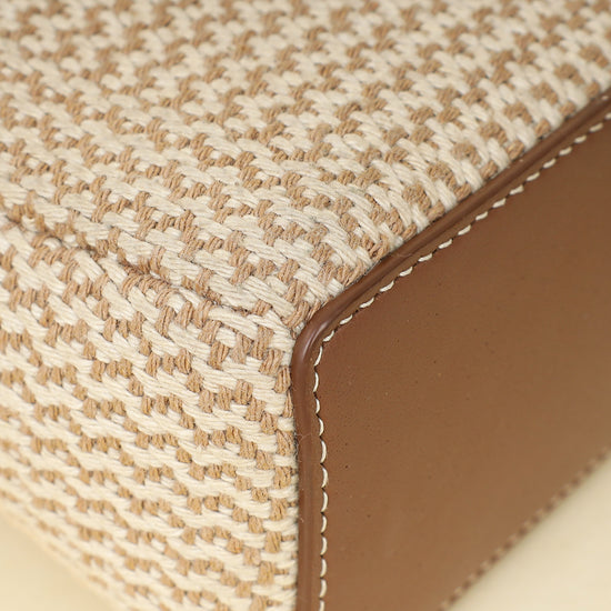 Loro Piana Ecru Brown Cotton Extra Pocket L19 Bag-Loro Piana-THE CLOSET