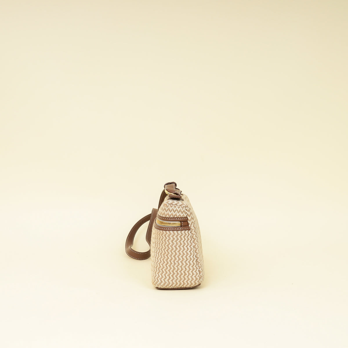 Loro Piana Ecru Brown Cotton Extra Pocket L19 Bag-Loro Piana-THE CLOSET