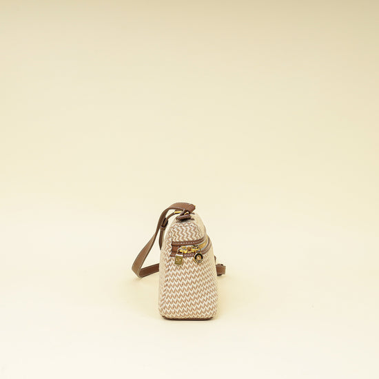 Loro Piana Ecru Brown Cotton Extra Pocket L19 Bag-Loro Piana-THE CLOSET