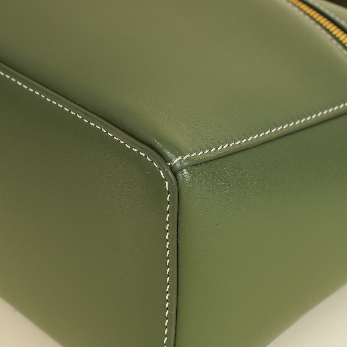 Loro Piana Dark Lichen Green Extra L27 Saddle Bag-Loro Piana-THE CLOSET