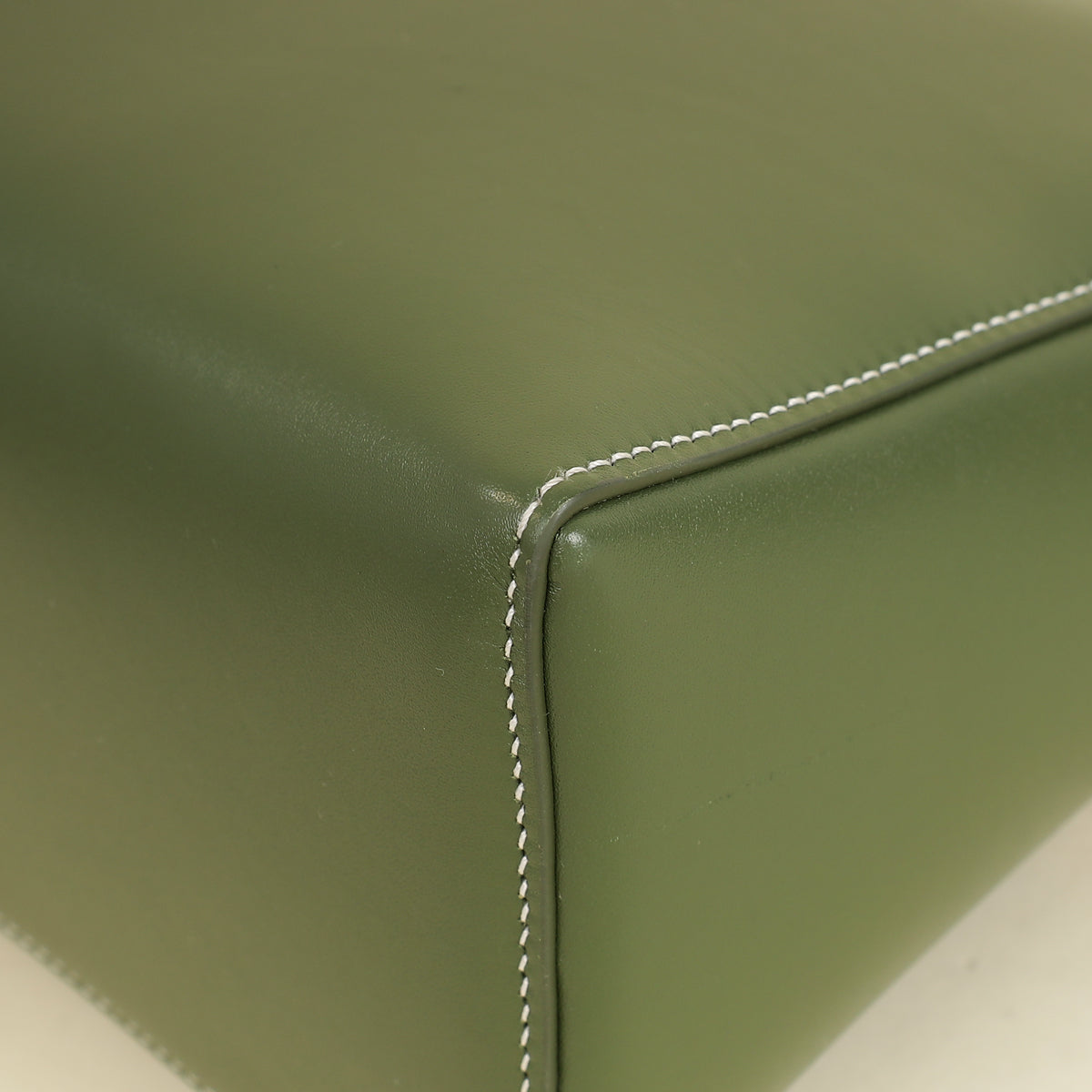 Loro Piana Dark Lichen Green Extra L27 Saddle Bag-Loro Piana-THE CLOSET