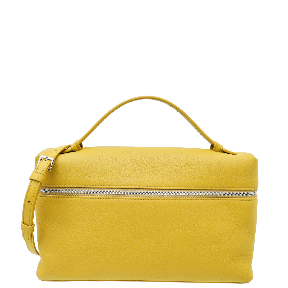 Loro Piana Mustard Extra Grained Bag-Loro Piana-THE CLOSET