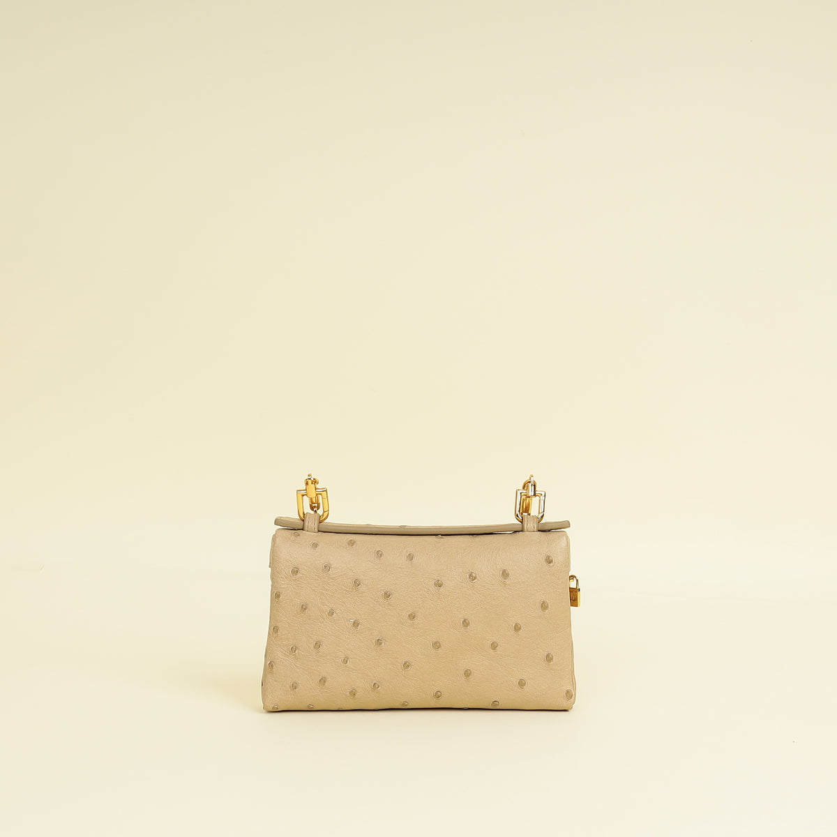 Loro Piana Galet Ostrich Extra Pocket Mini Pouch