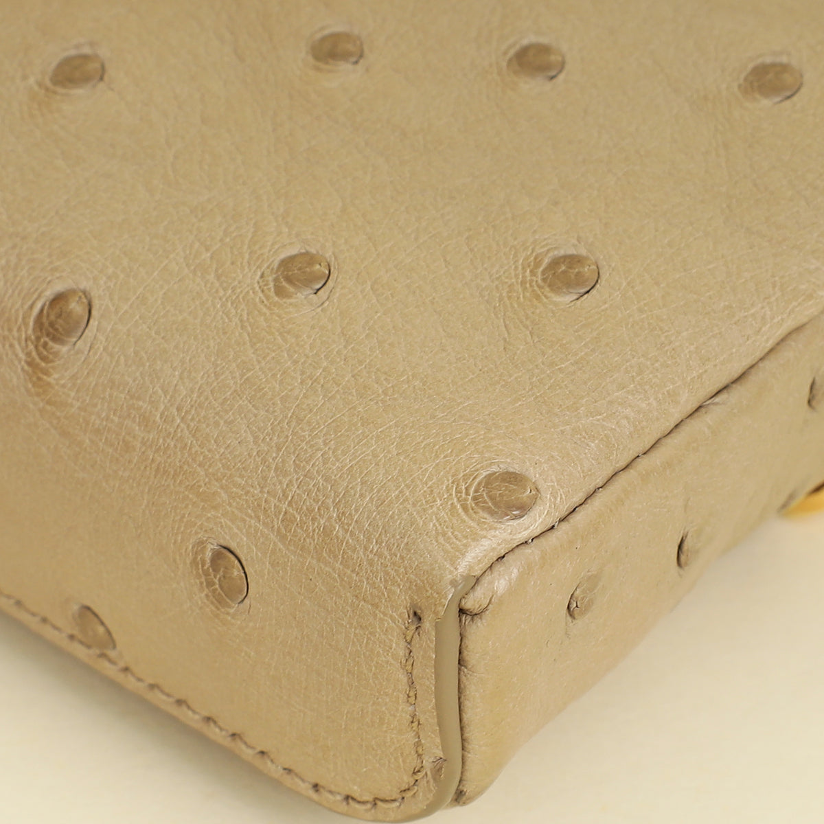 Loro Piana Galet Ostrich Extra Pocket Mini Pouch