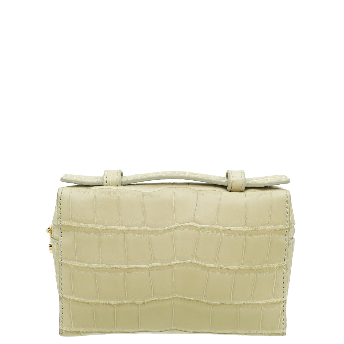 Loro Piana Inca Stone Alligator Extra Pouch L14 Bag-Loro Piana-THE CLOSET