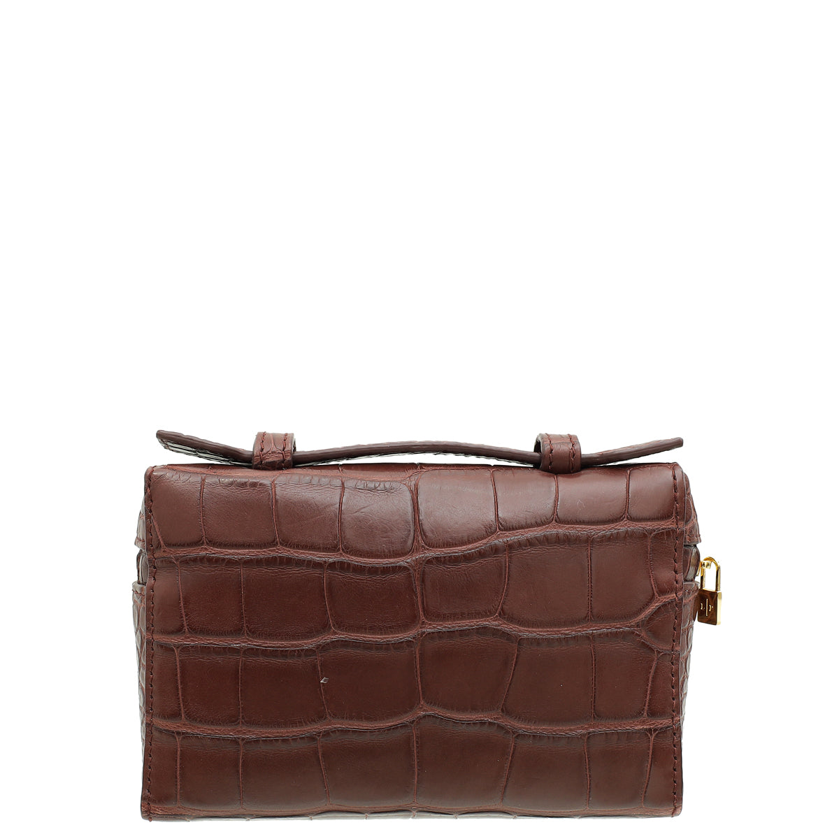 Loro Piana Azuki Beans Alligator Extra Pouch L14 Bag-Loro Piana-THE CLOSET
