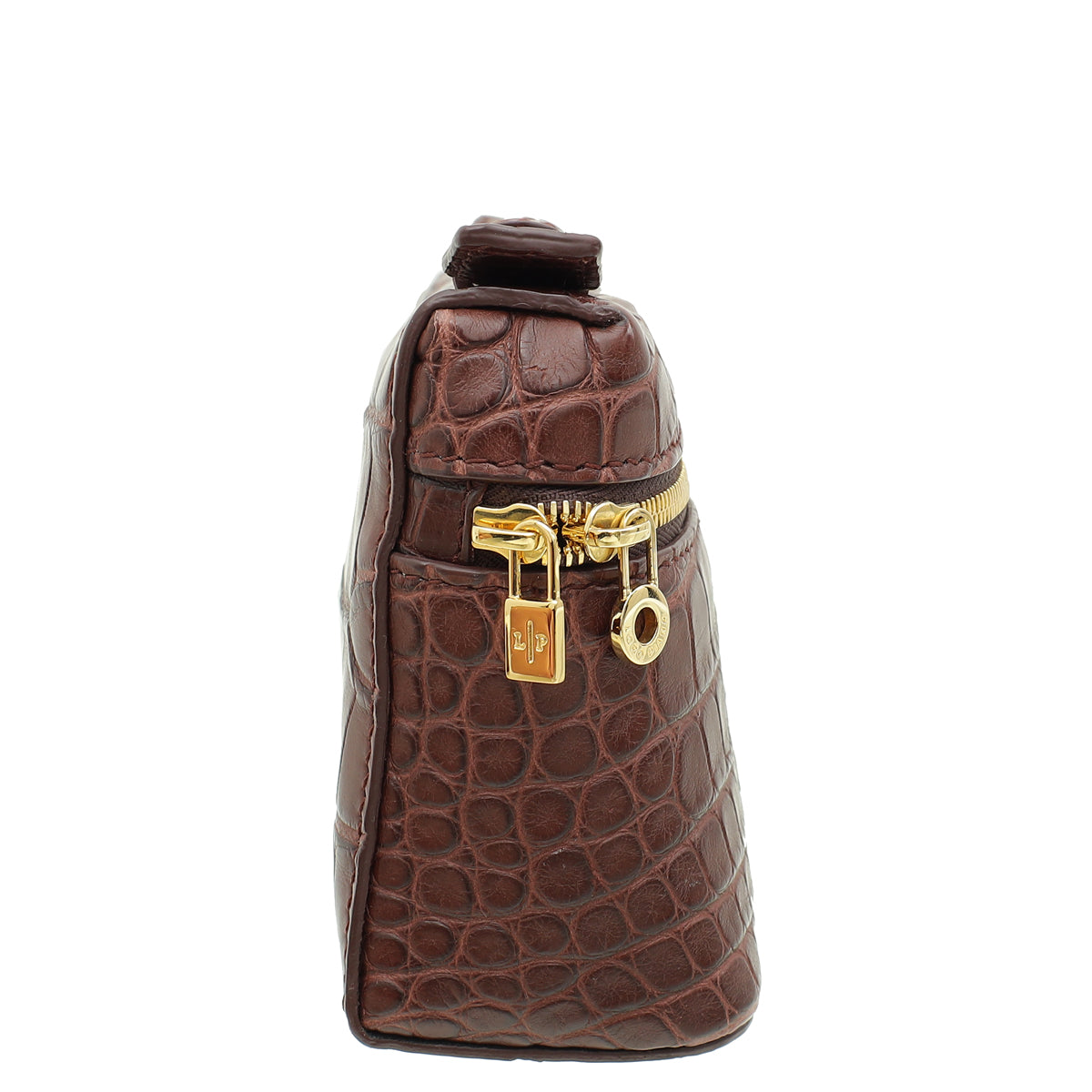 Loro Piana Azuki Beans Alligator Extra Pouch L14 Bag