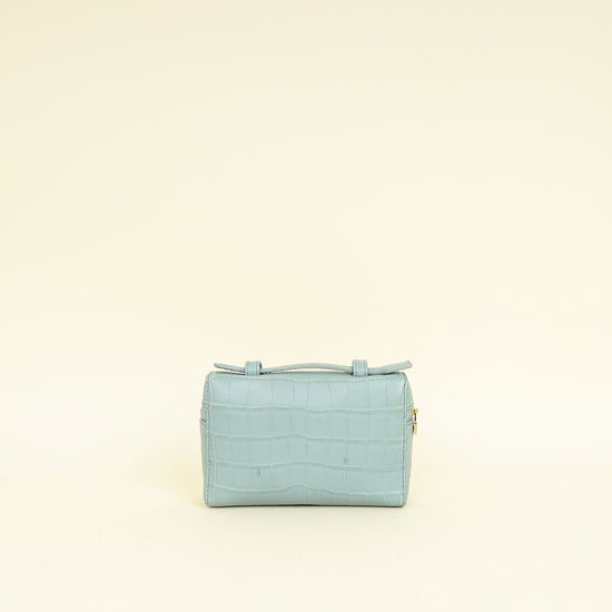 Loro Piana Cloud Blue Alligator Extra Pocket L14