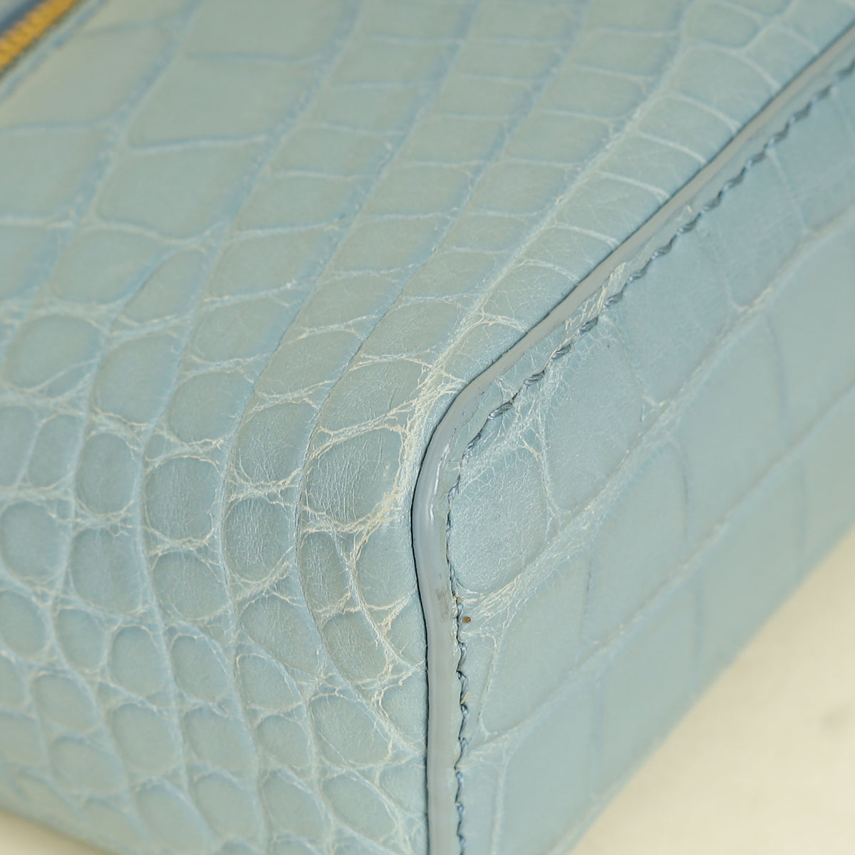 Loro Piana Cloud Blue Alligator Extra Pocket L14