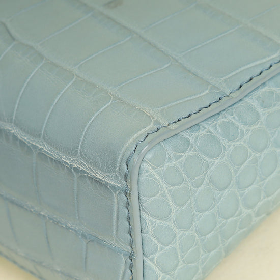 Loro Piana Cloud Blue Alligator Extra Pocket L14