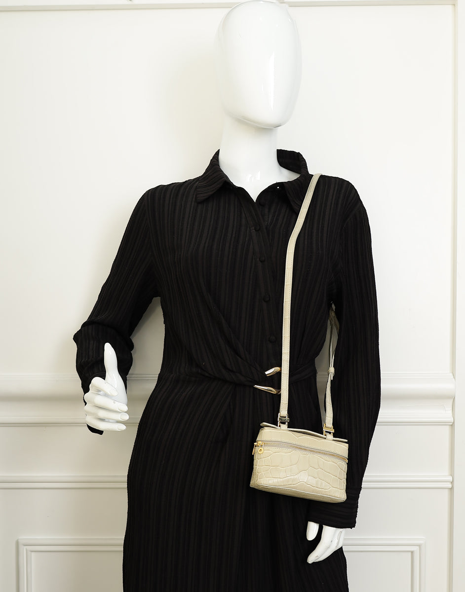 Loro Piana Inka Stone Alligator Extra Pocket L14