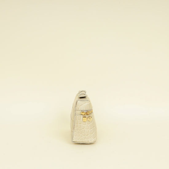 Loro Piana Inka Stone Alligator Extra Pocket L14