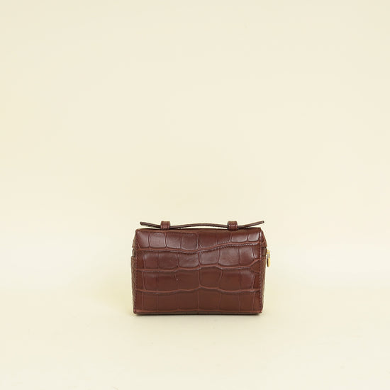 Loro Piana Azuki Beans Alligator Extra Pocket L14