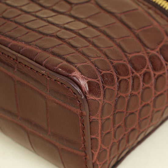 Loro Piana Azuki Beans Alligator Extra Pocket L14