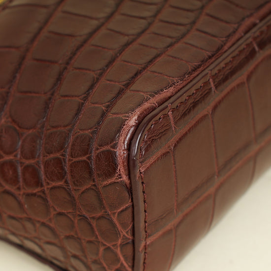 Loro Piana Azuki Beans Alligator Extra Pocket L14