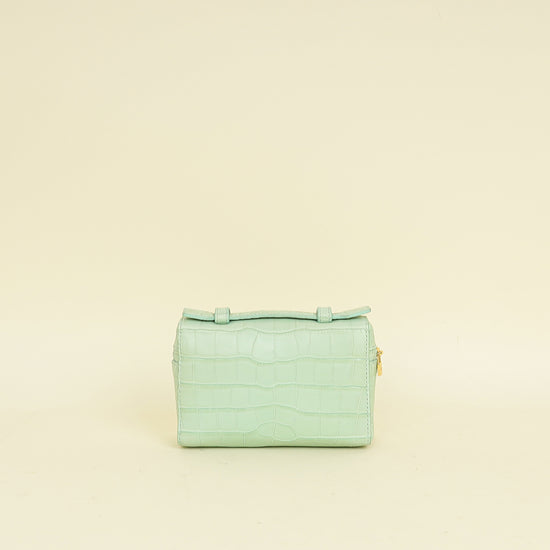 Loro Piana Mint Alligator Extra Pocket L14